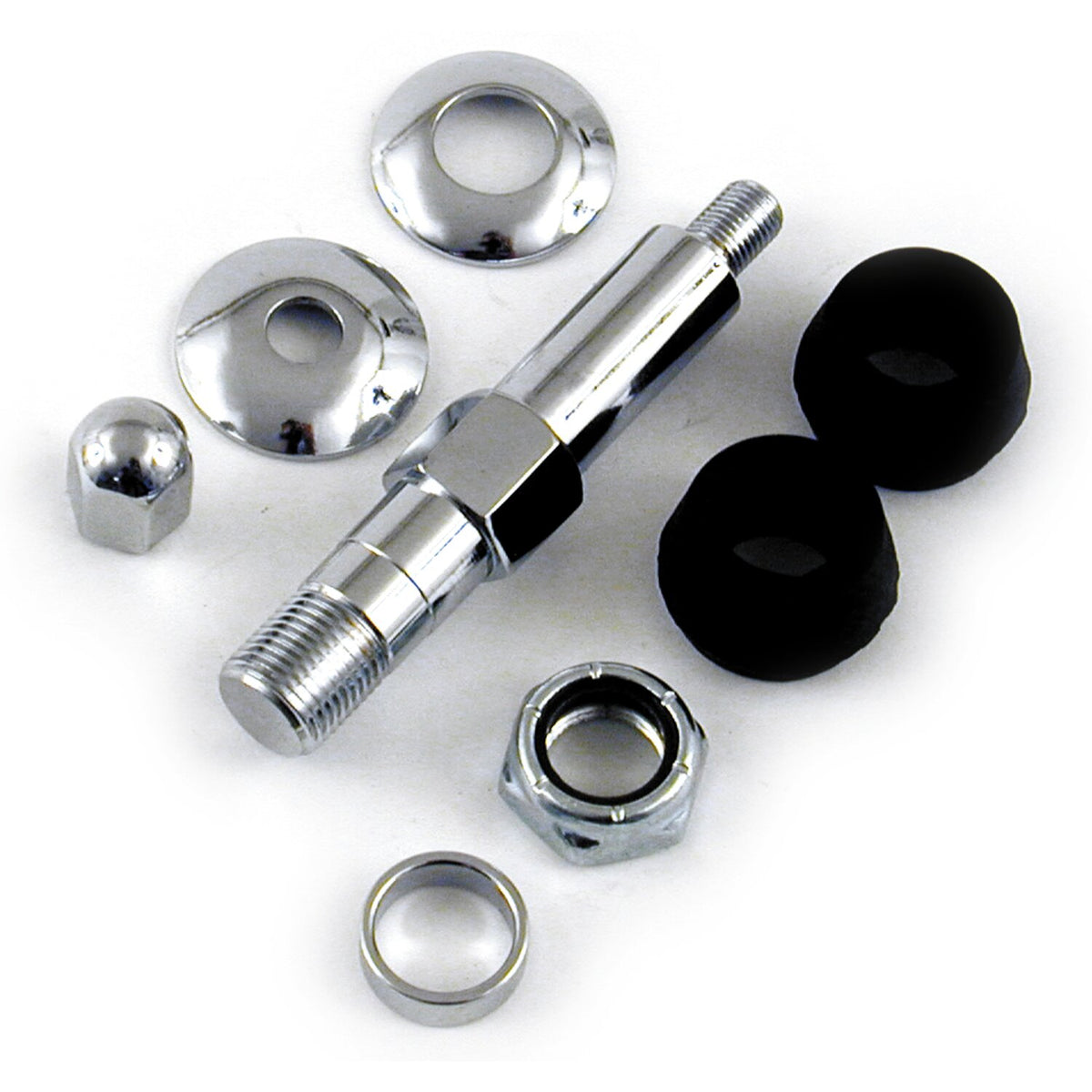 MCS Lower shock stud kit chrome 1