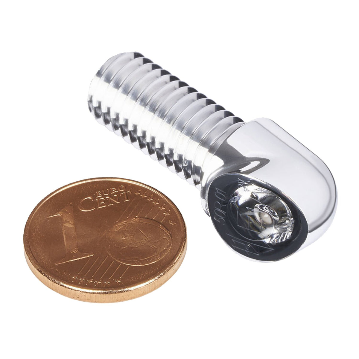 Motogadget, mo.blaze tens5 front position light. Polished 5