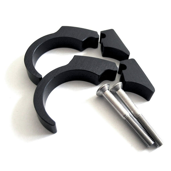 Motogadget, Motoscope Mini handlebar clip kit. 22mm. Black 1