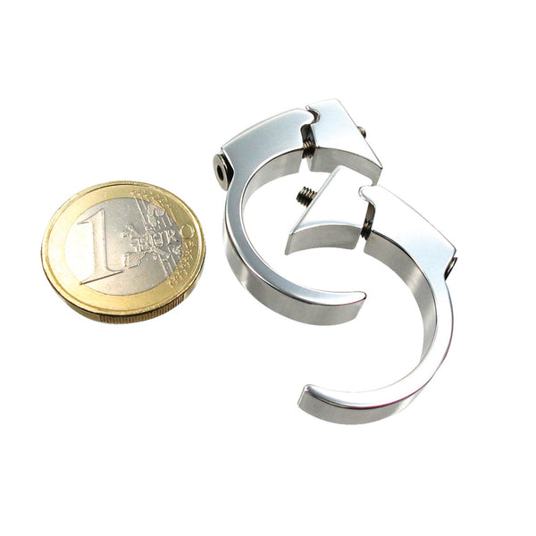 Motogadget, Motoscope Mini handlebar clip kit. 1". Polished 1