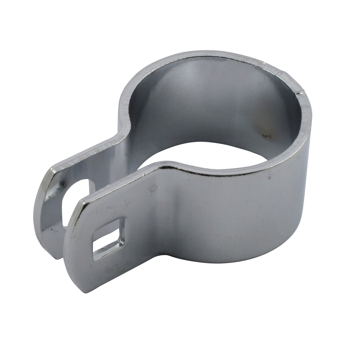 MCS OEM style exhaust header bracket 1-3/4". Chrome 1