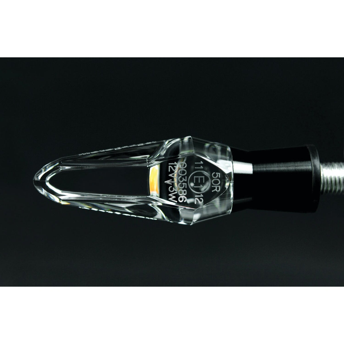 Motogadget, mo.blaze Ice LED turn signals. Black 1