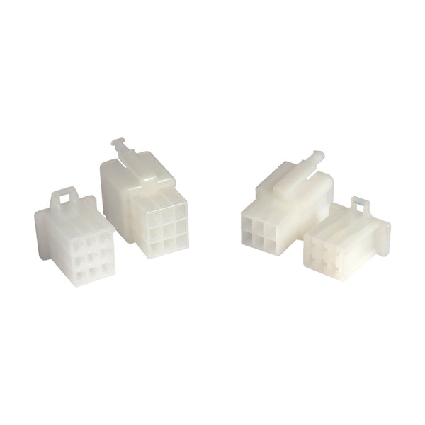 Motogadget, compact plug connector kit. 6-pins + 9-pins 1