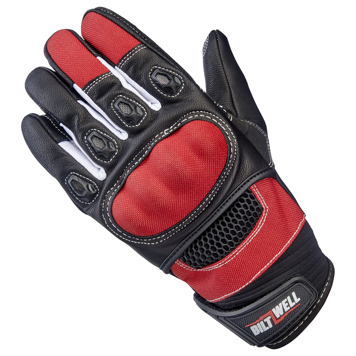 Biltwell Bridgeport gloves red/black 2