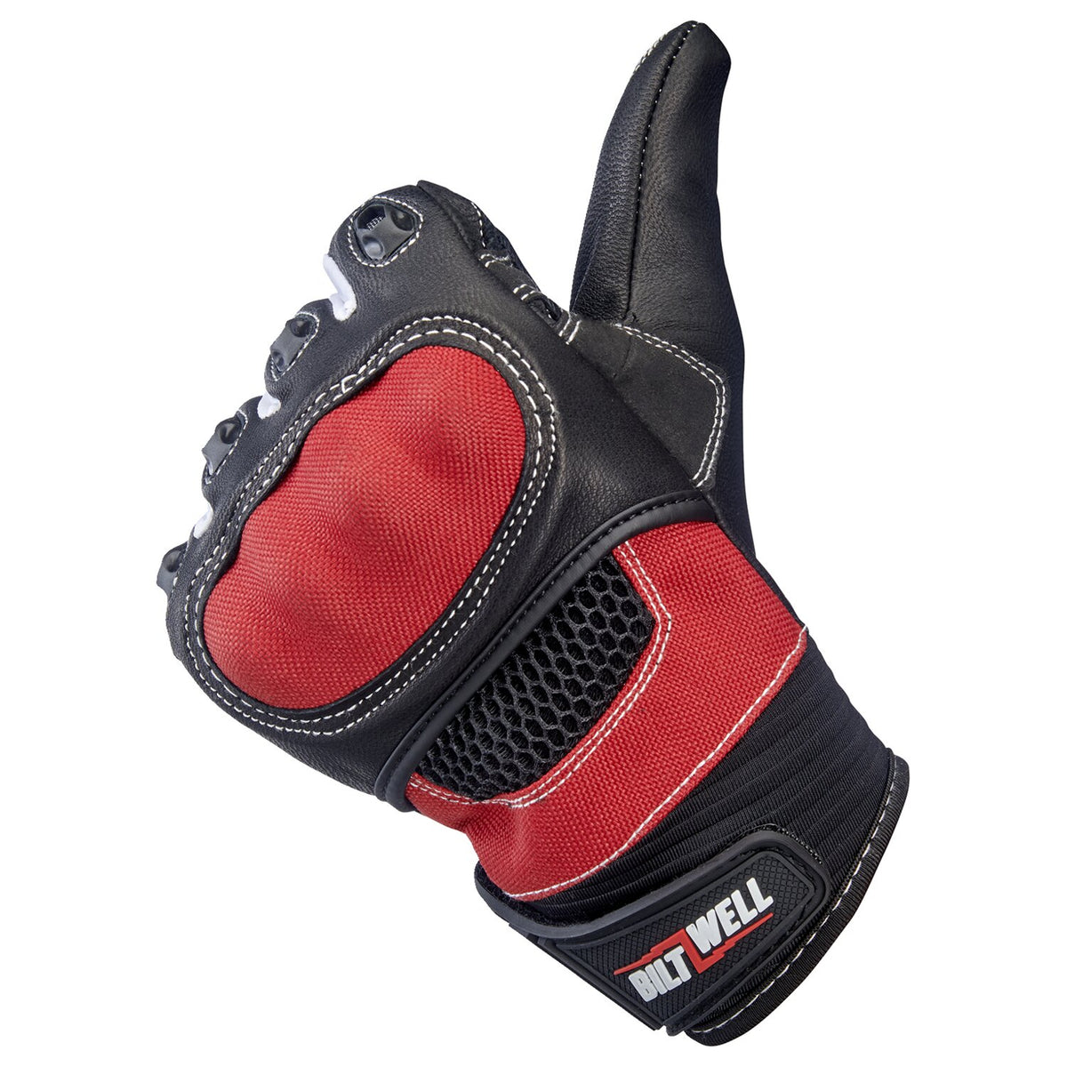 Biltwell Bridgeport gloves red/black 4
