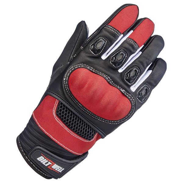 Biltwell Bridgeport gloves red/black 1