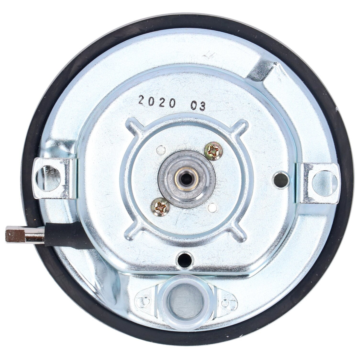 MCS FL speedometer, '46-47 face', silver/black. 2:1 mph 2