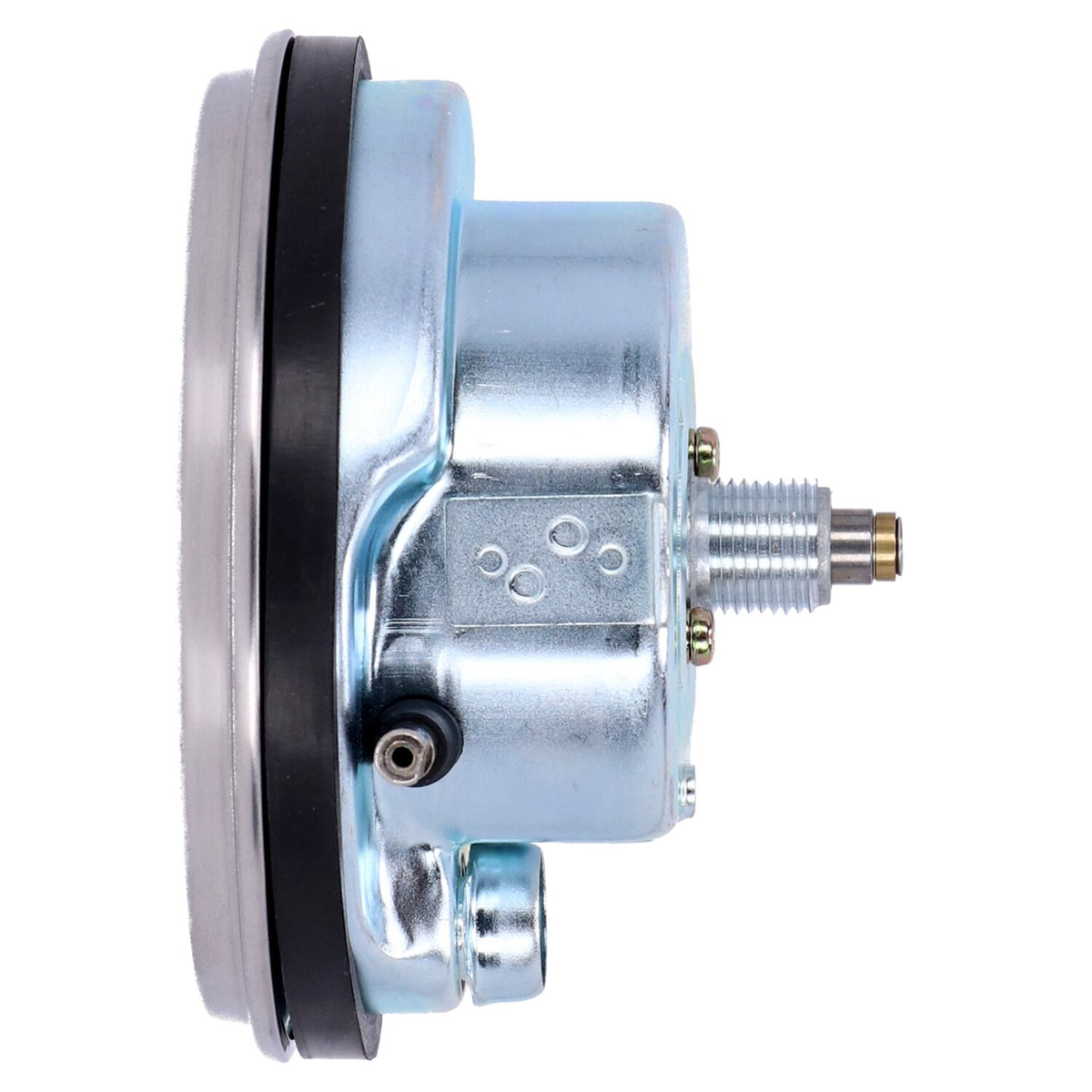 MCS FL speedometer, '68-72 face', black/silver. 1:1 mph 3