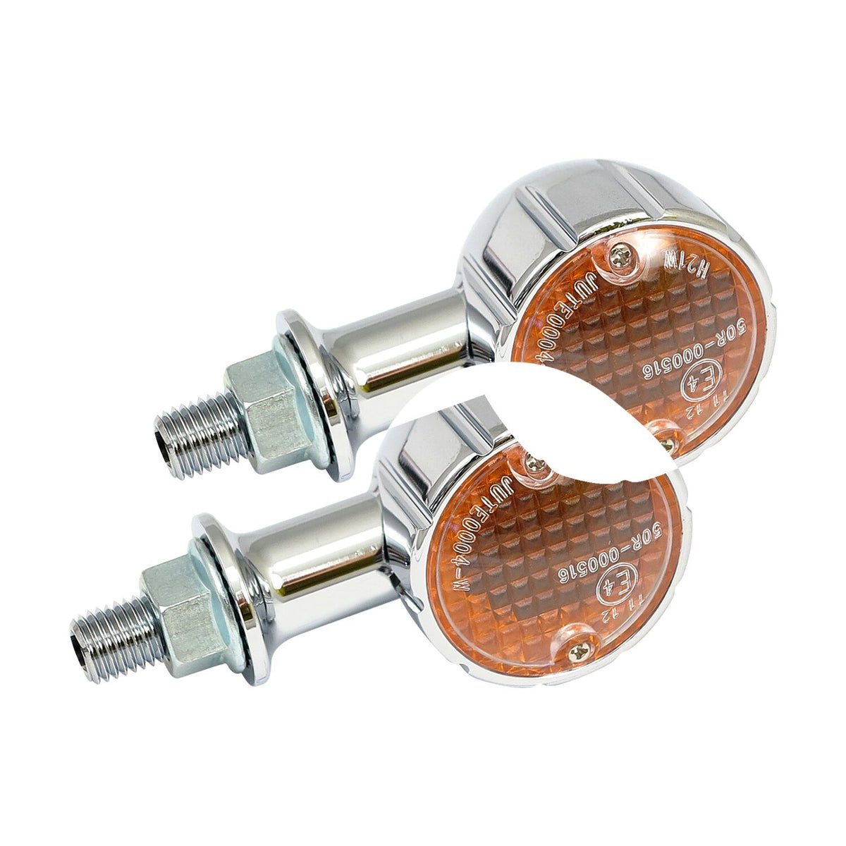 MCS Arizona, halogen turn signals. Chrome. 20mm stem 1