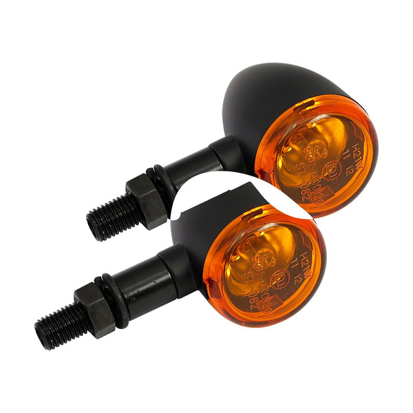 MCS Mini bullet, halogen turn signals. Black, plain 1
