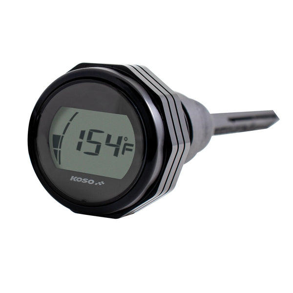 KOSO, oil tank dipstick with display. Black body 1