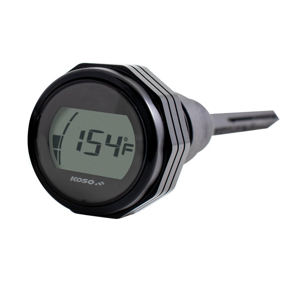 KOSO, oil tank dipstick with display. Black body 1