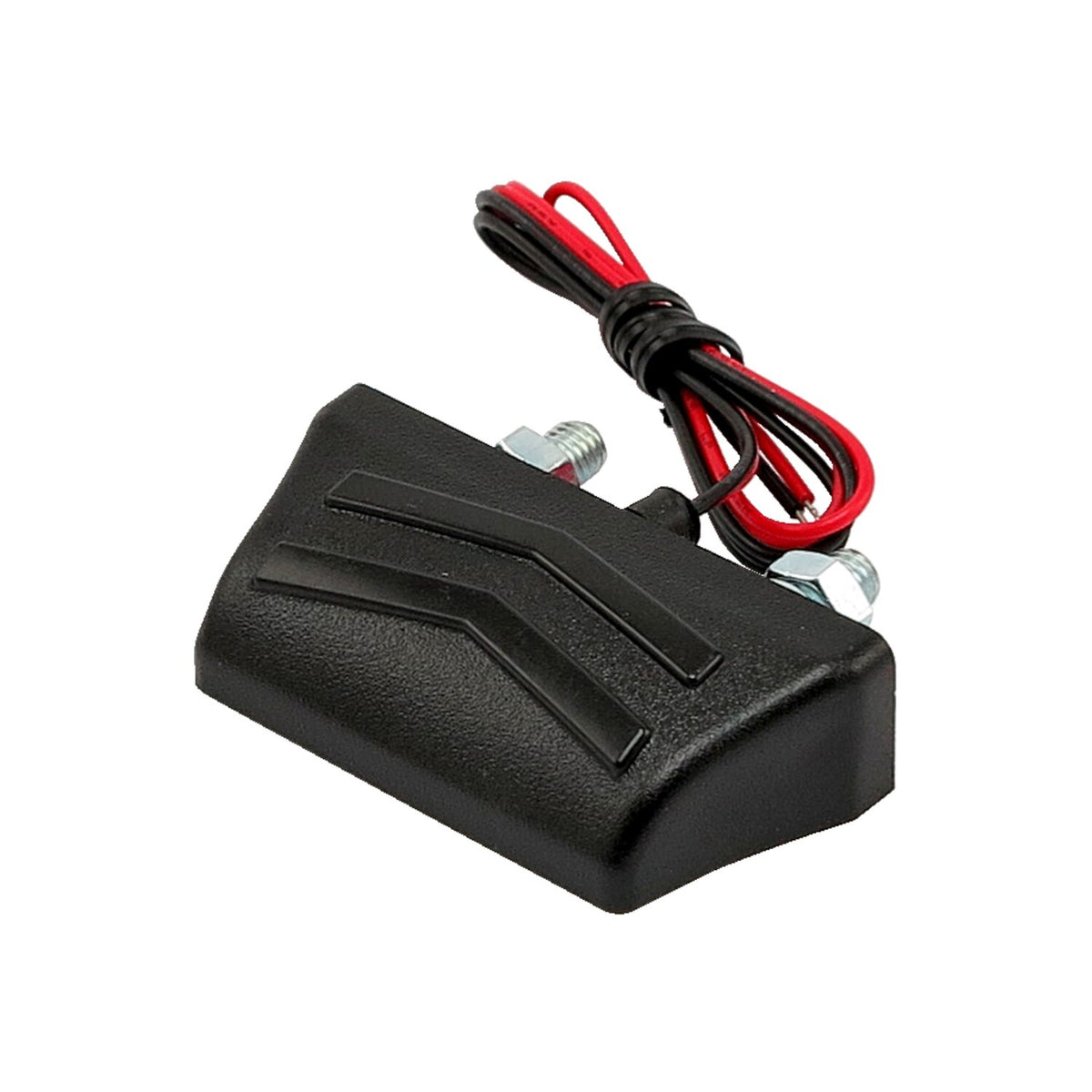 MCS LED license plate light stratton, black. ECE appr. 1