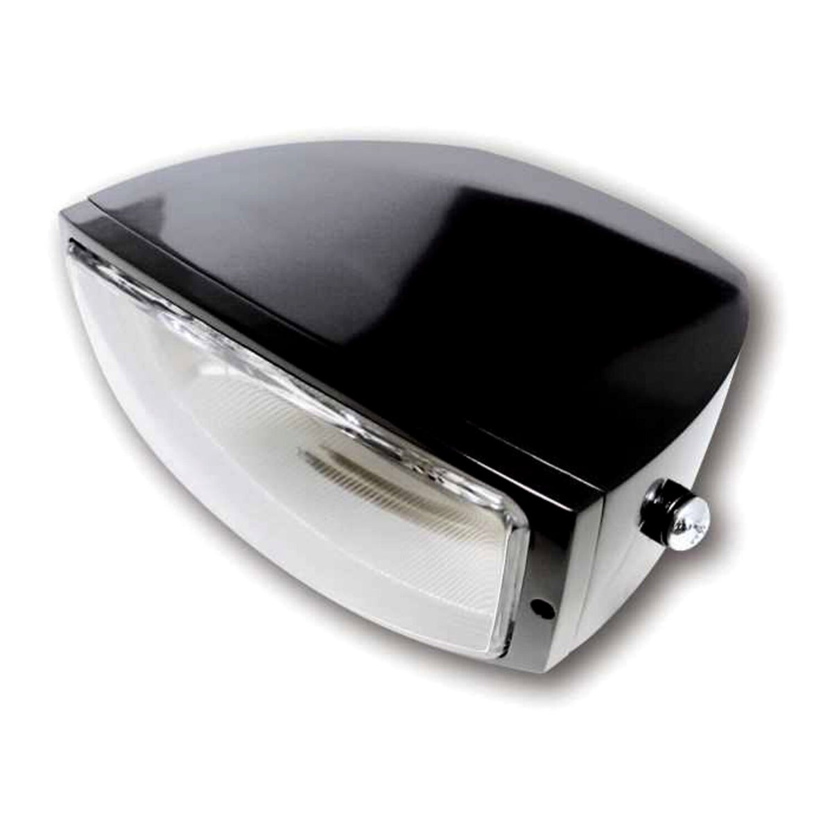 MCS Oregon H4 headlamp. side mount. Black 1