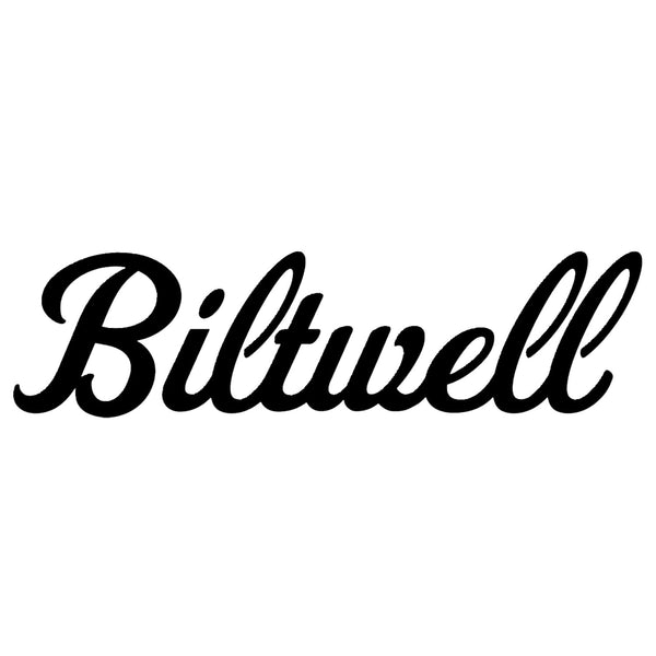 Biltwell Script sticker black 9" 1