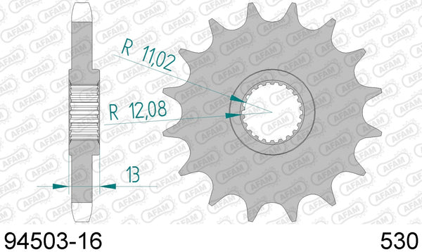 AFAM FRONT 16T, 530 1