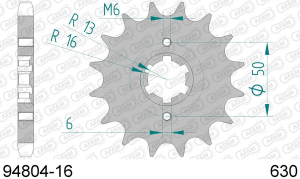 AFAM FRONT 16T, 630 1