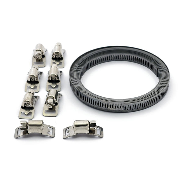 MCS DIY hose clamp set. Stainless 1