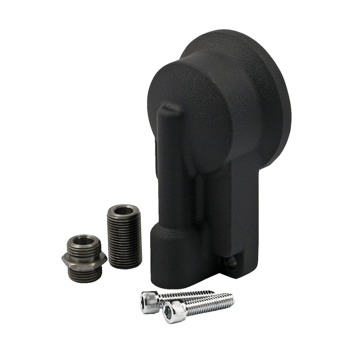MCS Oil filter mount bracket kit. Black 1