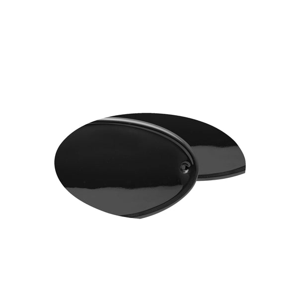 C-Racer, side number plates. Matte black 1