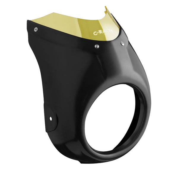 C-Racer, Café Racer headlight mask. Black 1