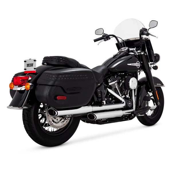 Vance & Hines, 3" twin slash slip-on PCX mufflers. chrome 1