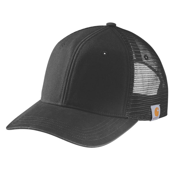 Carhartt Canvas Mesh Back Cap Black 1