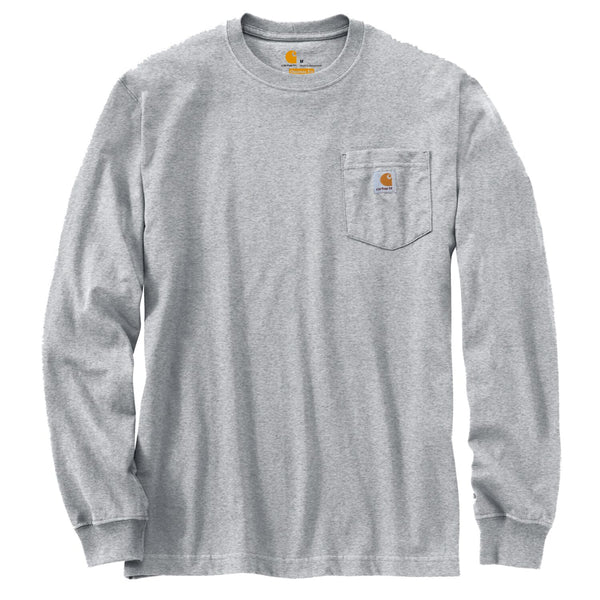 Carhartt Pocket long sleeve heather gray 1