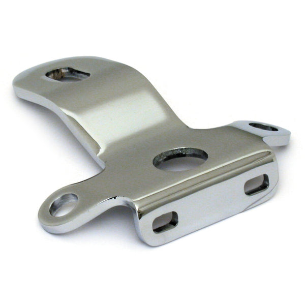MCS Motor mount w/coil mount. with ignition switch hole. Chrome 1