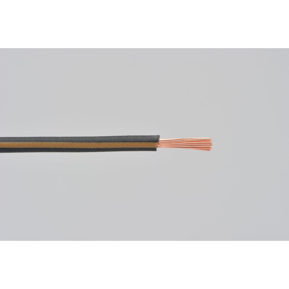 MCS Electrical wire. 2 meter 0.75sq. Black/brown 2