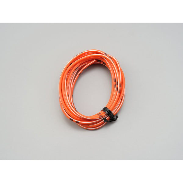 MCS Electrical wire. 2 meter 0.75sq. orange/white 1