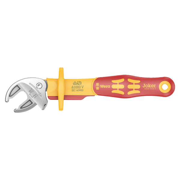 Wera adjustable wrench 10-13mm- 7/16"-1/2" Joker VDE  S 1