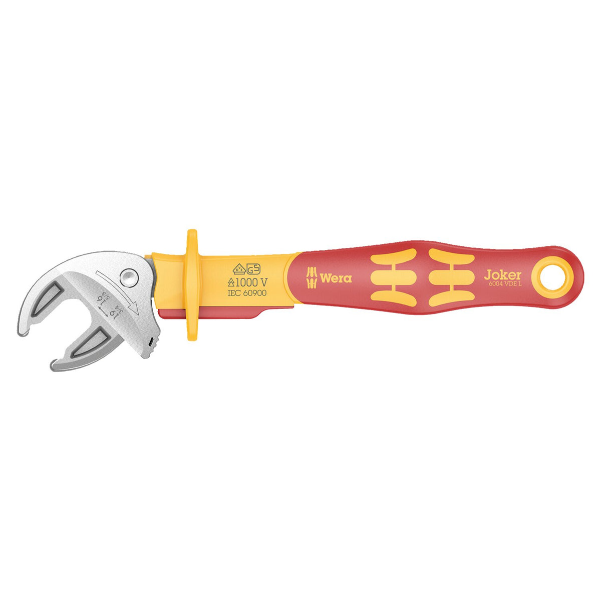Wera adjustable wrench 16-19mm- 5/8"-3/4" Joker VDE  L 1