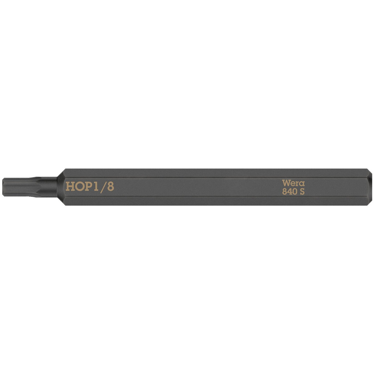 Wera Hex-plus bit for Impact screwdriver 1/8" 1