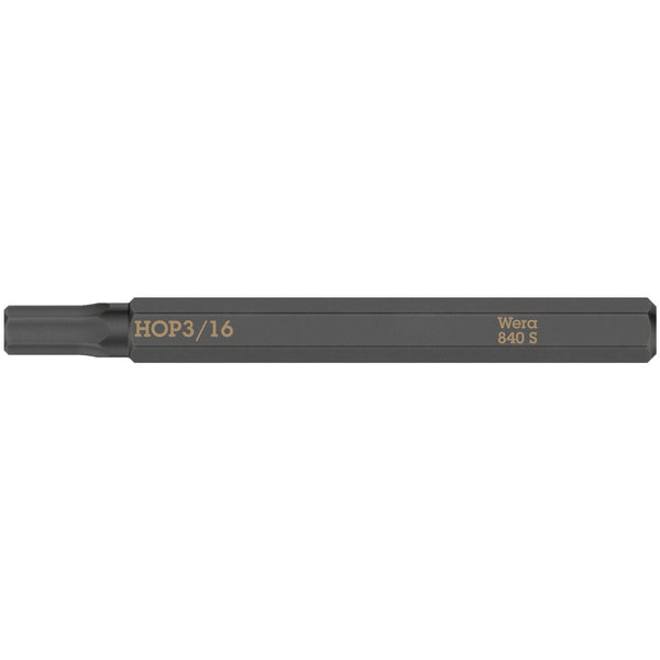 Wera Hex-plus bit for Impact screwdriver 3/16" 1