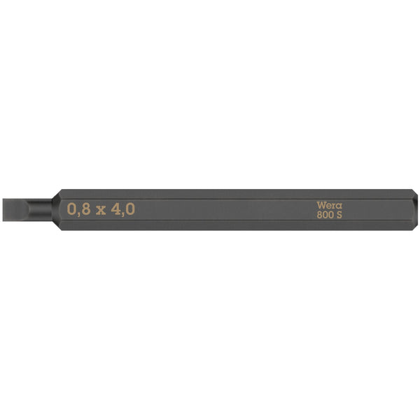 Wera Slotted bit for Impact screwdriver 0.8 1