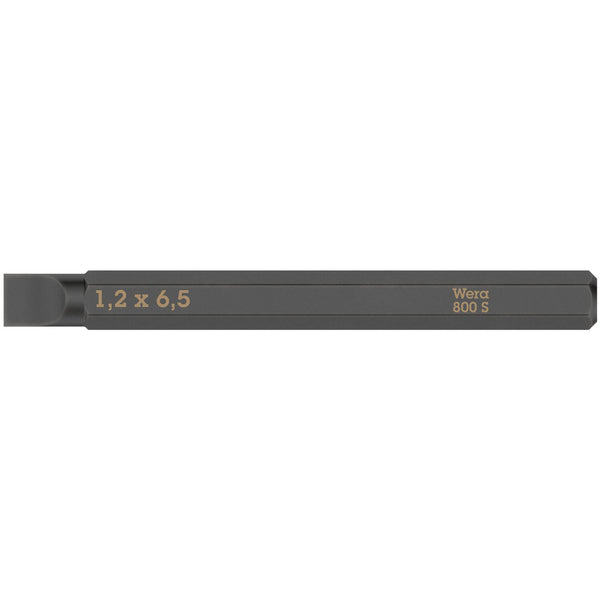 Wera Slotted bit for Impact screwdriver 1.2 1