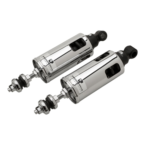 Progressive Suspension PS, 422 series shocks. STD to -2". STD Duty. Chrome 1