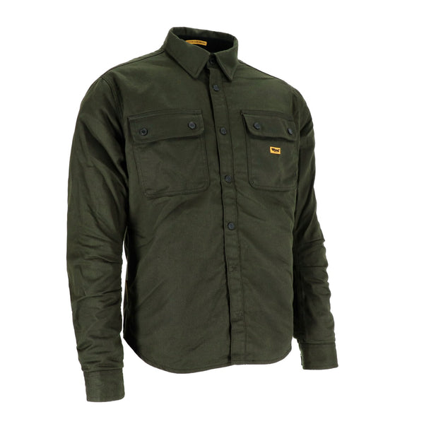 Roeg Chris wax overshirt army 1