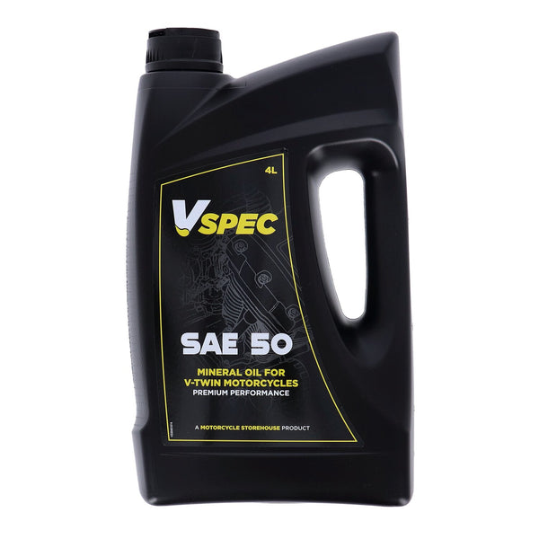 Vspec, SAE 50 (Mineral) motor oil. 4 liter bottle 1