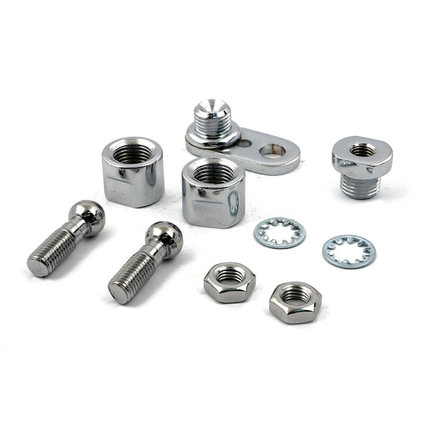 MCS H-D front turn signal swivel kit. Chrome 1
