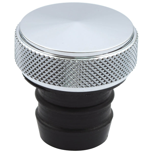 MCS Oil tank fill plug, peaked. Chrome 1