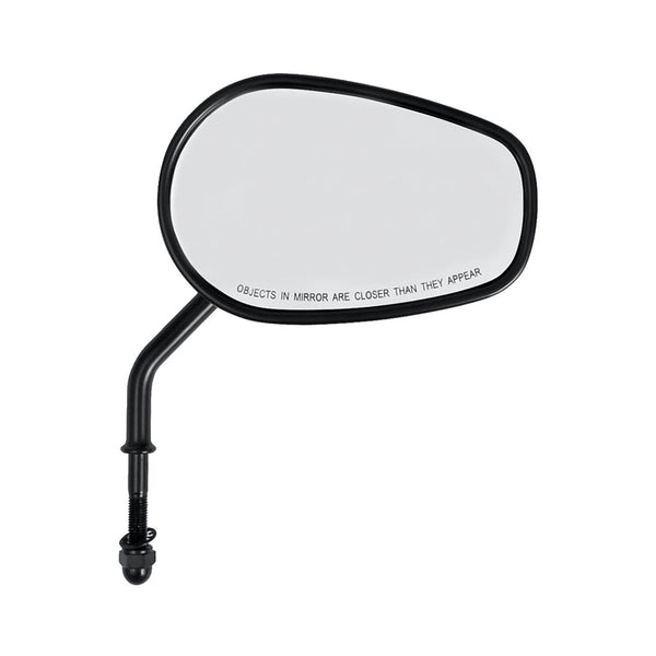 MCS Riptide tapered mirror set, short stem. Black 1