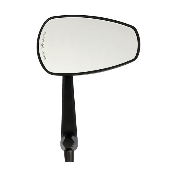 MCS Slipstream mirror set. straight stem, black 1