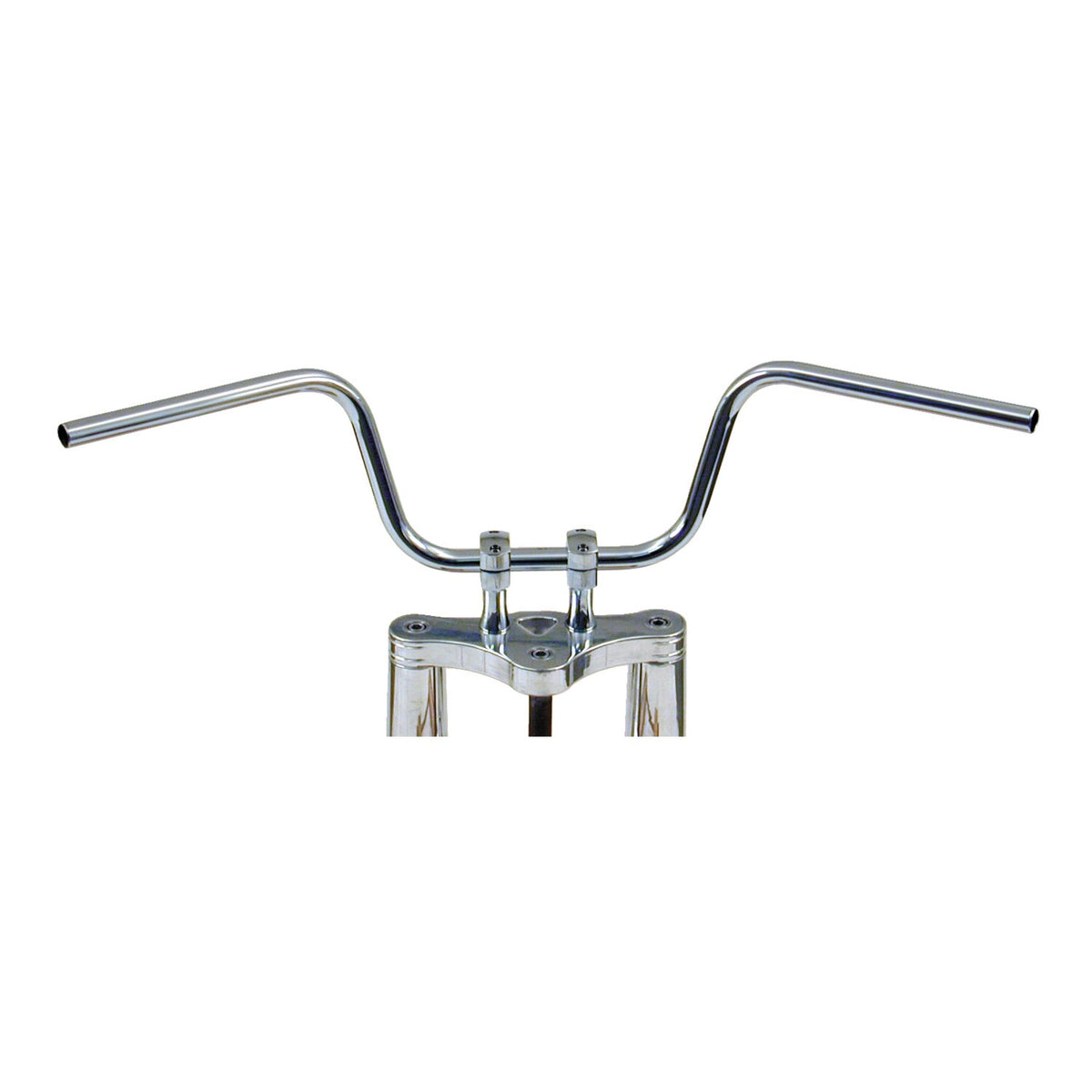 TRW, 1" Apehanger handlebar. Chrome 10" rise ABE 1