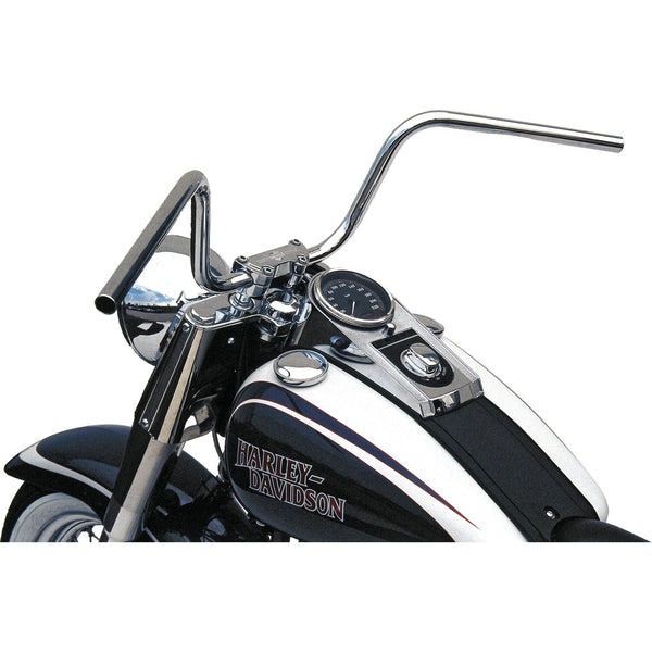 TRW, 1" Apehanger handlebar. Chrome 10" rise ABE 1