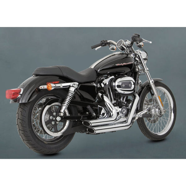 Vance & Hines, 2-1/2" shortshots staggered exh. chrome 1