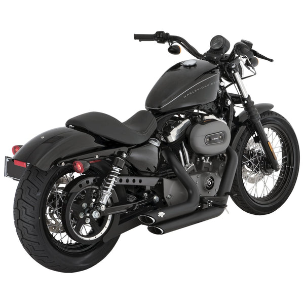 Vance & Hines, 2-1/2" shortshots staggered exh. black 1