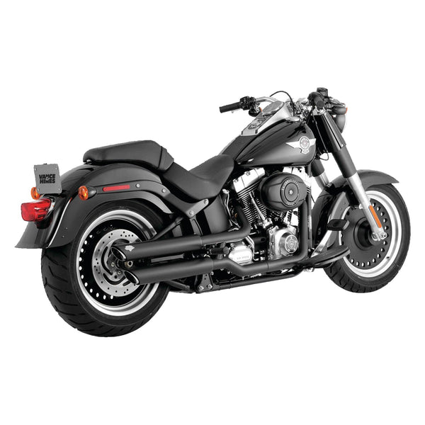 Vance & Hines, 3" twin slash slip-on mufflers. black 1
