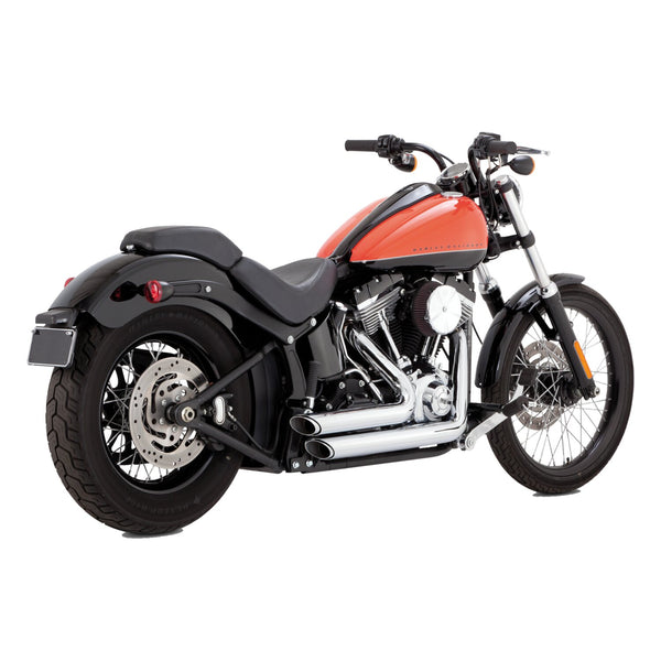 Vance & Hines, 2-1/2" shortshots staggered exh. chrome 1